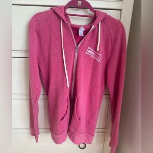 Mitch’s Pink Zip Up Sweatshirt Hoodie